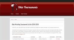 Desktop Screenshot of ohiotournaments.com